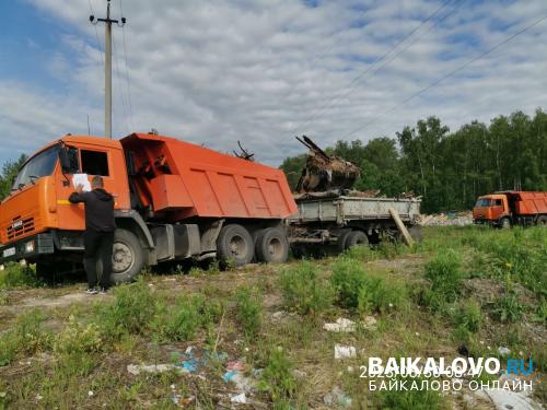 Ликвидация свалки в деревне Липовка, Байкаловского района