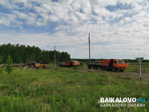 Проведены работы по ликвидации несанкционированной свалки в деревне Липовка